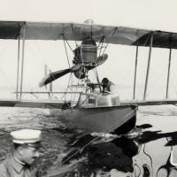 Prototipo Macchi L.1 - rientro da  un volo di collaudo